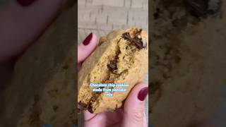 How to make chocolate chip cookies 🍪🍪with pancakes mix chocolatechip cookies baking [upl. by Aniras896]