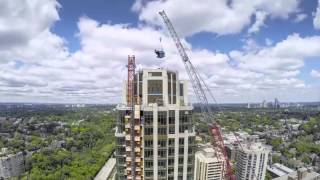 Timelapse of The Heathviews North Tower Crane Removal [upl. by Asillim]