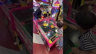 Let’s play PACMan Multi Puck Hockey Game shorts games funny [upl. by Naujet]