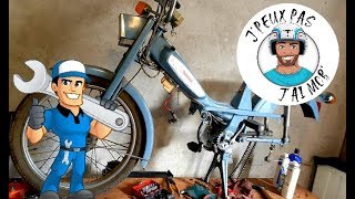 2ème Partie  Révision de ma Motobécane 50V  1971 [upl. by Eenhat]