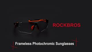 RockBros Cycling Sunglasses Photochromic Bike Glasses Sports Goggles UV [upl. by Benedict105]