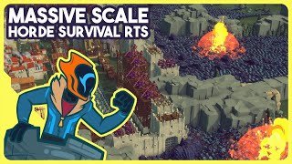 Massive Scale Horde Survival RTS  Diplomacy Is Not An Option [upl. by Harv317]