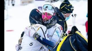 JuniorVm Skidor 2021 Stafett Damer Stepanova vs Sweden [upl. by Carvey]