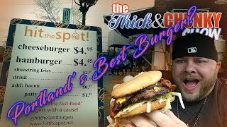 Portlands Best Burger  Hit The Spot Burgers  Portland Or  TTaCS [upl. by Nade722]