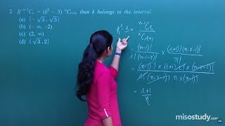 JEE Mathematics  Permutations amp Combinations  JEE Main Sample Paper  In English  Misostudy [upl. by Kistner233]