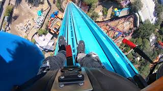 Falcons Fury 335ft Drop Tower on Ride POV at Busch Gardens Tampa [upl. by Morven]