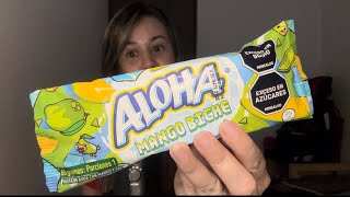 ASMR paleta de ALOHA mango biche con sal ❤️sonidodeboca😍 [upl. by Radek94]