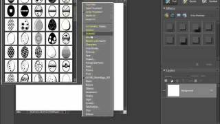 How To Install Custom Shapes CSH In Photoshop Elements [upl. by Hannaj140]