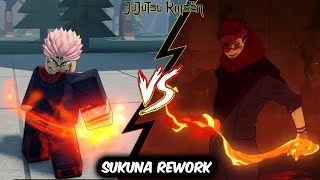 New SUKUNA REWORK Game VS Anime Comparison Sorcerer Battlegrounds [upl. by Norda470]