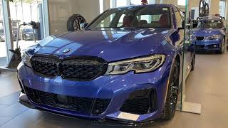 2020 BMW M340i Fiona RedBlack Interior With M Performance Parts [upl. by Yvonner]