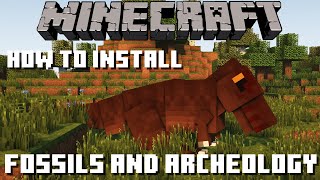 How To Install Fossils and Archeology Revival  Minecraft 1122 Tutorial [upl. by Rahr]