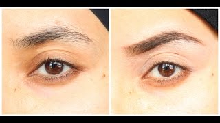 Tutoriel sourcils sans épilation طريقة رسم الحواجب [upl. by Jennifer735]