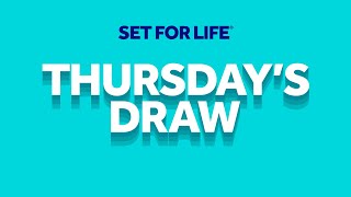 The National Lottery Set For Life draw results from Thursday 19 September 2024 [upl. by Earesed]