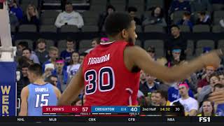 St Johns at Creighton Highlights BIGEASThoops [upl. by Michaella136]