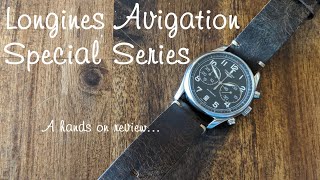 Longines Avigation Special Series automatic chronograph  hands on review [upl. by Nodrog]