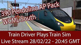 390 London Euston to Birmingham NS A Train driver plays train sim West Coast Mainline South [upl. by Goulden]