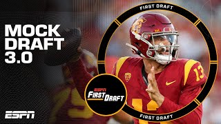 Mel Kiper Jrs Mock Draft 30 Full Breakdown  First Draft [upl. by Otila]