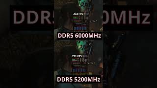 DDR5 5200MHz vs 6000MHz COMPARISON Test ddr ddr5 [upl. by Lachlan]