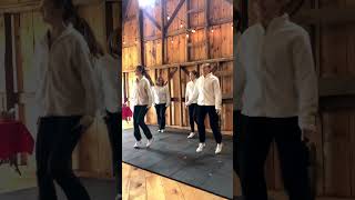 Clogging in the barn at this MN Apple Orchard PleasantValleyCloggers [upl. by Alliber]