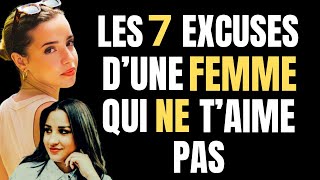 Voici les 7 excuses d’une femme qui ne t’aime pas conseils motivation amour comment femme [upl. by Euton]