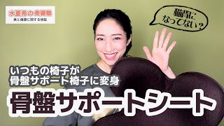 【骨盤サポートシート】簡単！椅子の上に乗せるだけ【元宝塚トップスター 水夏希の美健塾】Vol54 [upl. by Lletniuq]