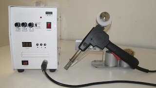 Stainless steel welding Gun Solder machine for channel letters [upl. by Tnecnivleahcim]