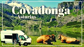 19 Lagos de Covadonga y Basílica Asturias Área de autocaravanas Turismo y Viajar [upl. by Nida391]