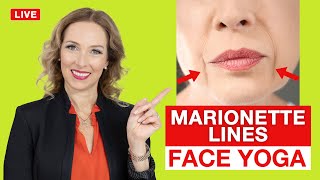 Face Yoga  Face Lifting Exercises for Marionette Lines  Dr Janine [upl. by Fital]