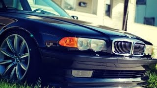 Brutal BMW E38 740i 730i exhaust sounds [upl. by Alletneuq440]