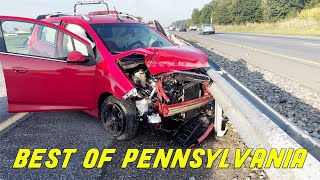 BEST OF PENNSYLVANIA DRIVERS  20 Minutes of Road Rage Accidents Convenient Cop amp More [upl. by Marmion956]