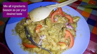 GINATAANG ENSALADANG TALONG  EGGPLANT SALAD WITH COCONUT CREAM  MY MOTHERS RECIPE [upl. by Mcquillin]