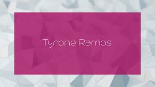 Tyrone Ramos  appearance [upl. by Teague]