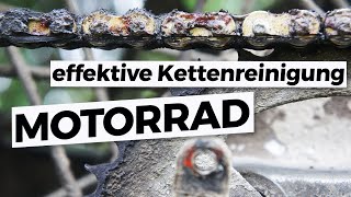 effektive Motorrad Kettenreinigung I BEROTEC Kettenreinigungsset I BMW F650 GS [upl. by Goodman]