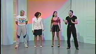 Catia Fonseca  anos 90  Aula de forro na TV [upl. by Anaoj]