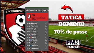 FM TOUCH 21 TÁTICA DOMINIO  BOLA PARADA [upl. by Etrem]