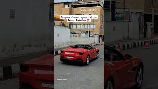 Ferrari Portofino from NammaBengaluru 🔥 FerrariPortofinoFerrariSupercarsinBangaloreIndia [upl. by Aerdnahs]