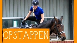 Opstappen en rijden op je paard  PaardenpraatTV [upl. by Southard]