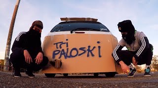 Tripaloski Videoclip  Tri Poloski Three Stripes car  Tunning Hard Bass [upl. by Arleyne600]