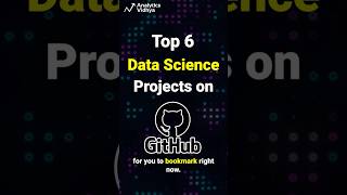 Top 6 Data Science GitHub Projects  MUST BOOKMARK 🔥 [upl. by Lauretta]