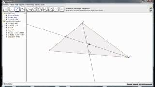 Baricentro de Um Triângulo  Geogebra [upl. by Collins192]