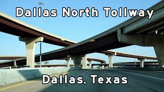 Dallas North Tollway  Texas Freeways  I35E northerly to US380  December 2022 [upl. by Anyahc143]