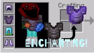 ENCHANTING IN MINECRAFT Diamond big vein clip at end  Minecraft [upl. by Eveneg183]