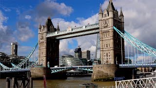 Opening Tower Bridge for a massive cruise ship [upl. by Graubert]