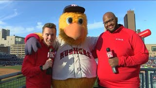 Mud Hens Opening Day 12800 in attendance marking fifth largest opening day crowd [upl. by Nappie]