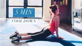 5 MIN FULL BODY COOL DOWN STRETCHES Recovery amp Flexibility [upl. by Davena]