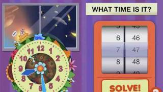 Interactive Telling Time App for iPhone iPad and iPod Touch by GiggleUp [upl. by Kaile]