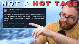 Feminism Exists to Help Both Men AND Women NOT A HOT TAKE [upl. by Yrod76]