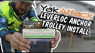 YakAttack Leverloc Anchor Trolley Install RIGGING TIPS [upl. by Eilesor894]