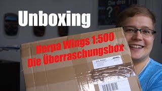 Wir öffnen die Überraschungsbox von Herpa wings Unboxing des 1500 quotTag der offenen Türquot Specials [upl. by Hilar]