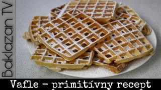 Wafle  hotové za 2 minuty Easy recept na wafle ktorý Ti ulahčí život [upl. by Neras]